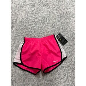 Nike Girls Dry-FIT Tempo Running Shorts Hyper Pink Black White 6X 327358-A8B NWT